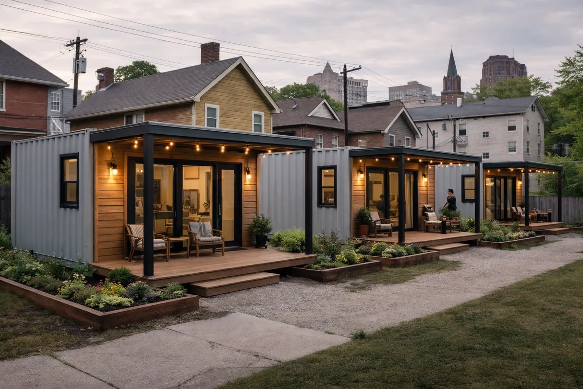 Woman holding memory cards and phone.